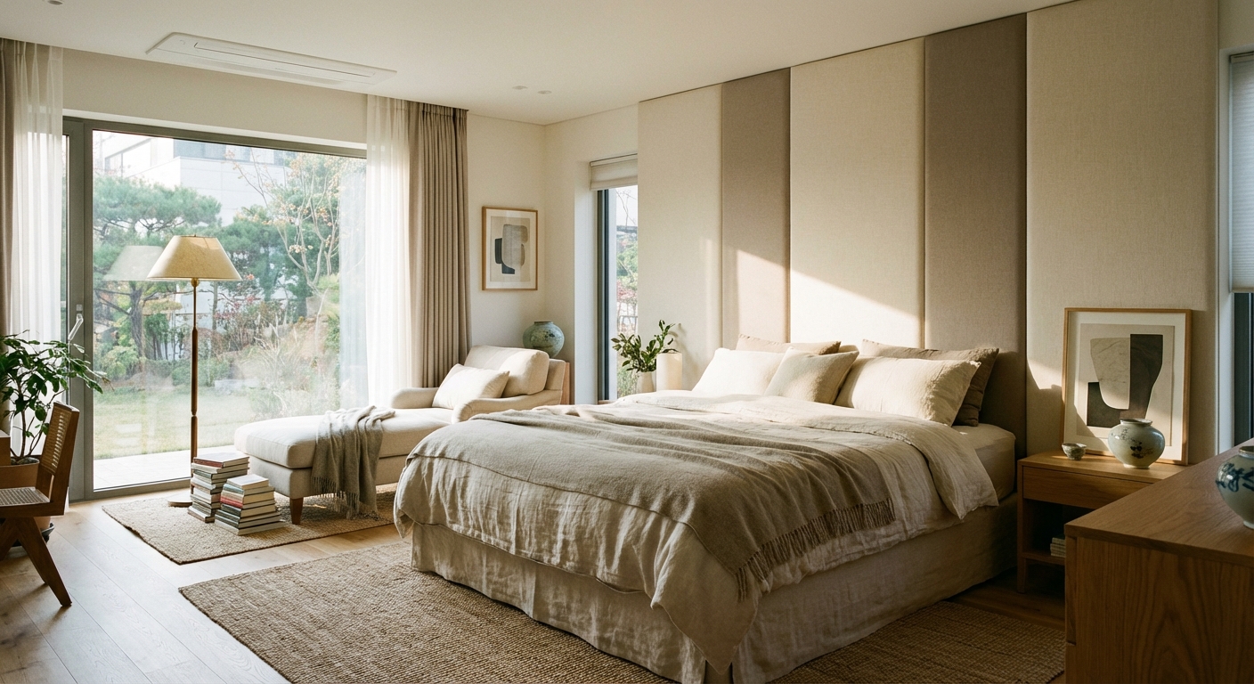 서초 단독주택 침실 인테리어 시공